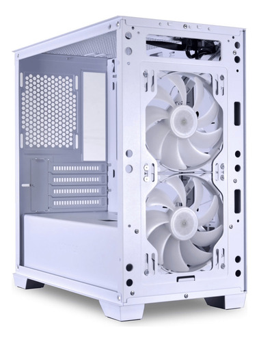 Armario Lian Li Lancool de malla blanca con 2 ventiladores, 205 m, 140 mm