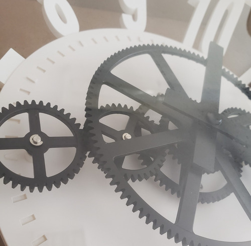 Imagen 4 de 7 de Reloj Decorativo De Pared Con Sistema De Tuercas