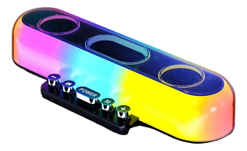 Altavoz Bluetooth Mecánico Colorido Con Graves Potentes