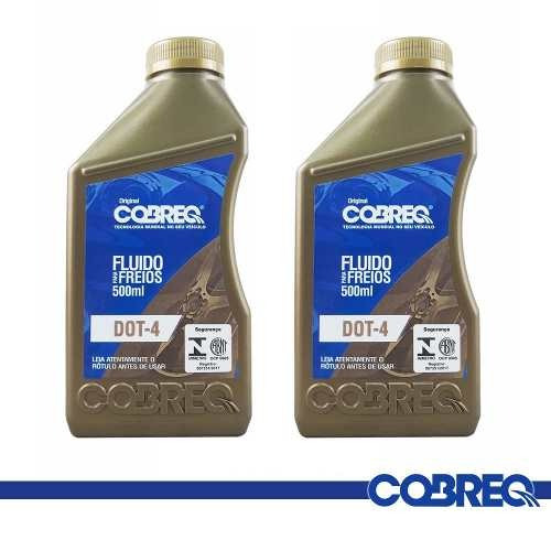 2 Fluídos De Freio Cobreq Dot 4 Para Hyundai Hb20