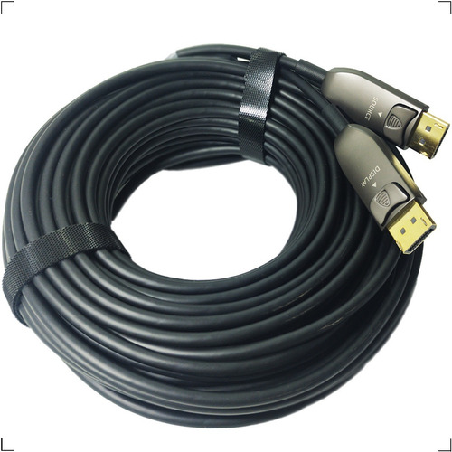 Imagem 3 de 5 de Cabo Displayport 1.4 Fibra Óptica 8k@60hz De 15 Metros