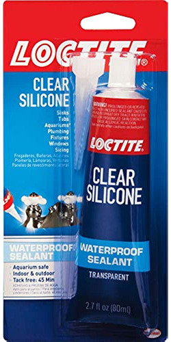 Loctite Clear Silicone Waterproof Sealant Tubo De 27 Onzas 9