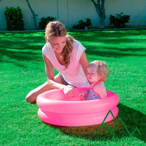 Imagen 2 de 3 de Pileta Inflable Bebe Pelotero Bestway 2 Anillos 61x15 Cm
