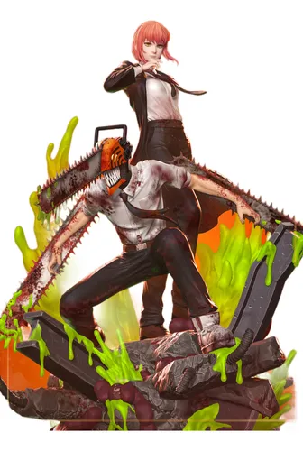 comprar Chainsaw Man Makima And Denji Nom Archivo Para Impresión 3d