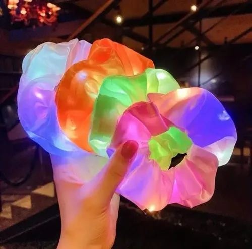 Moños, Cola, Bamba Con Luz Led Para El Cabello 2 Unidades