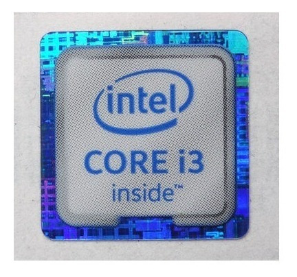 Calcomanía / Sticker Intel Core I3 (genuina)