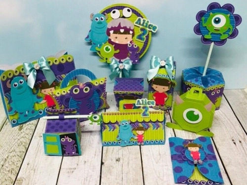 Candy Bar Cajitas 2 Monster Inc 