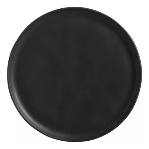 Conjunto com 6 Pratos Raso Bio Preto Matte Ø27,5cm