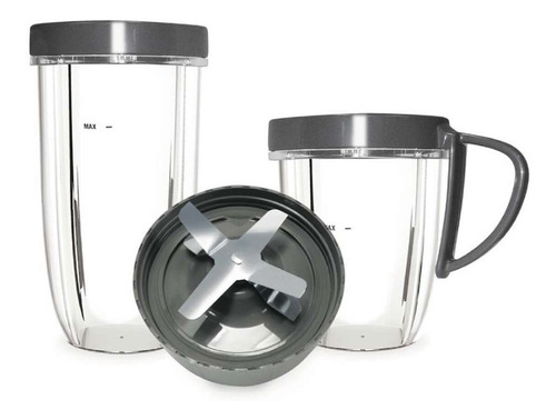 Kit Vasos Con Aspa Y Accesorios De Lujo Nutribullet 100392