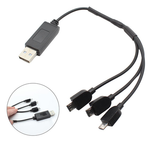 1-pack Balance 3,7 V 1s Lipo Batería Cable De Cargador Usb