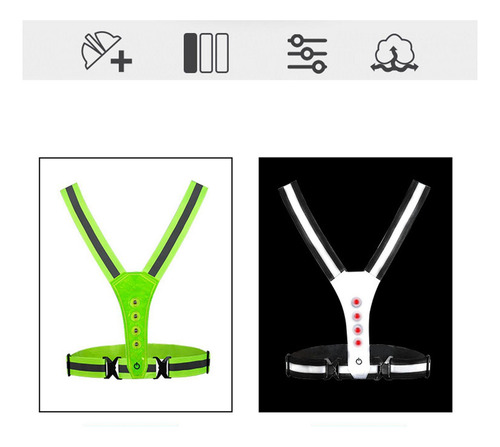 New 2 Chalecos Reflectantes Chaleco For Correr Correr Mujer