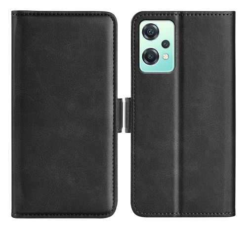 Funda De Cuero Magnética De Doble Cara Para Oneplus Nord Ce