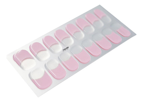 3 Envolturas De Uñas De Gel Semicuradas, Tiras De Uñas