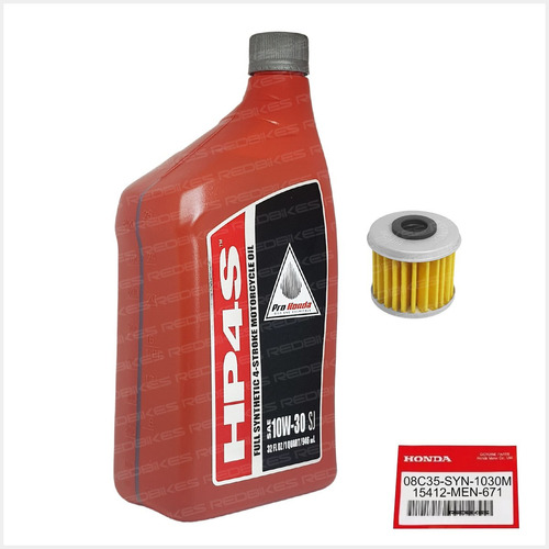 Kit Service Honda Trx 450 R Er Aceite Filtro Original  M1