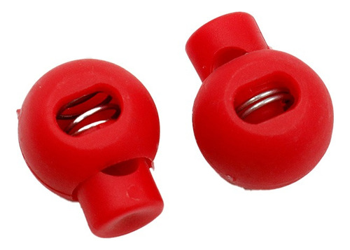Tanca Esferica Para Cordones Snaps X 200 Unidades 002 Rojo