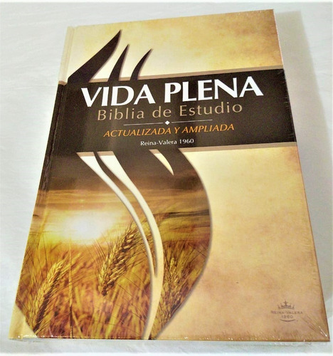 Biblia De Estudio Vida Plena Tapa Dura