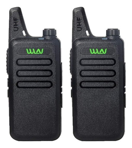 Wln Kd-c1 Mini Walkie Talkie Uhf Mhz Radio Bidireccional (1 