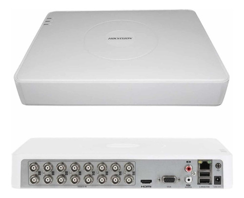 Dvr 16 Canales 1080p H.265pro +2ch Ip, Acusense Hikvision