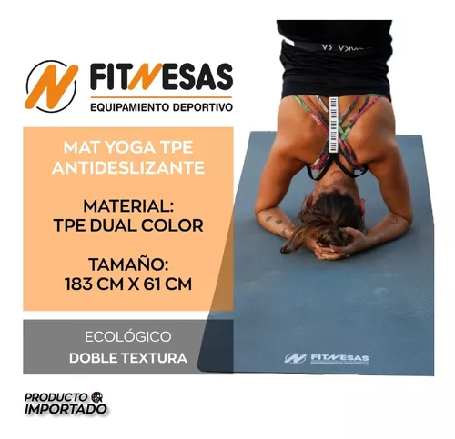 Colchoneta De Yoga De 6 Mm Para Entrenamiento En El Hogar