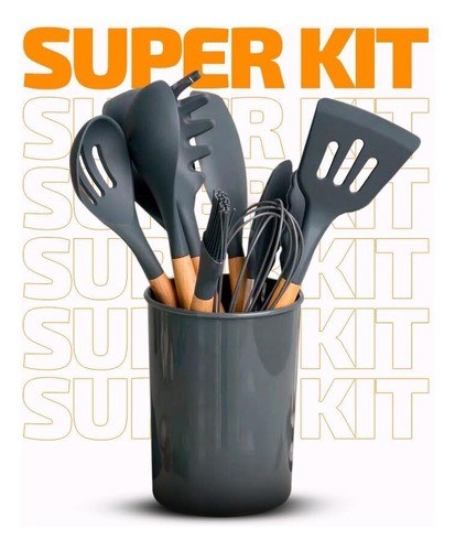 Juego De Utensilios De Cocina De 12 Piezas Con Mango De