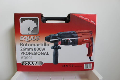 Imagen 4 de 4 de Rotomartillo Equus 26mm 800w Profesional