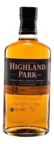 Pack De 6 Whisky Highland Park Single Malt 12 Años 700 Ml