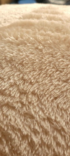 Almohadón Peludo Nordico Corderito 40x40 Natural 3 Unidades Natural Corderito