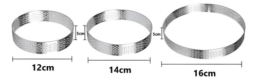 X3 Moldes Reposteria Molde Tartaleta Molde Microperforado