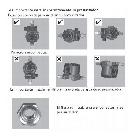 Imagen 3 de 10 de Bomba Presurizadora Elevadora De Presion 2 Baños Lusqtoff