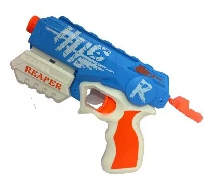 Pistola Arma De Nerf Narf Barata De Brinquedo Com Dardo