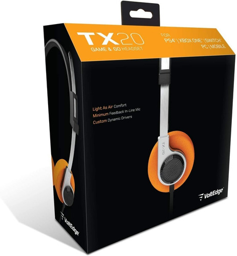 Imagen 2 de 3 de Audifonos Tx20 Universales Voltedge (en D3 Gamers)