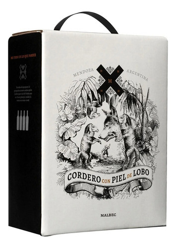 Cordero Con Piel De Lobo Cabernet Sauvignon Bag In Box 3l X2