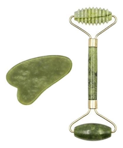 Rodillo De Jade Y Agua Sha Rodillo Facial Belleza Facial Si