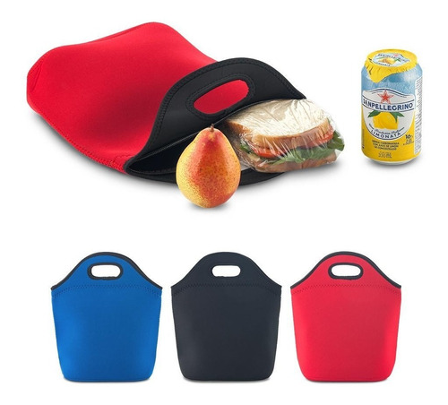 Nevera Cooler Bag Neopreno En Poliester Alimentos Lonchera