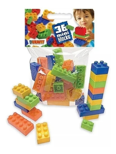  Ladrillos Duravit Bolsa X 36 Piezas +3 Años Mini Blocks