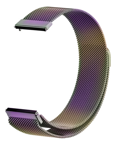 Correa Malla Cierre Magnetico Para Galaxy Fit 3 Tornasol 1.8 Cm