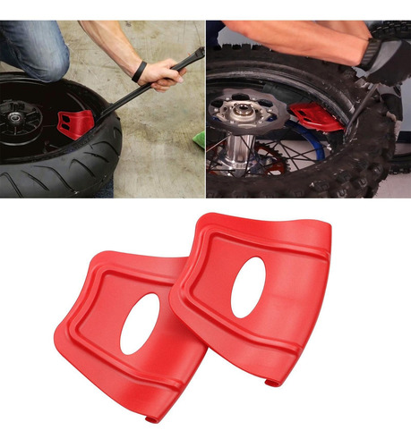 1 Par De Herramientas De Instalación De Llantas Rojo