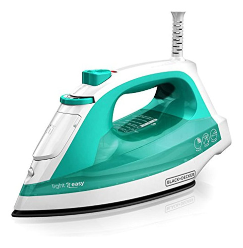 Blackdecker Light N Easy Plancha De Vapor Compacta Turquesa