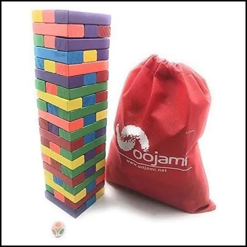 comprar Oojami Juegos De Mesa Apilables De Madera Que Caen, Bloques 
