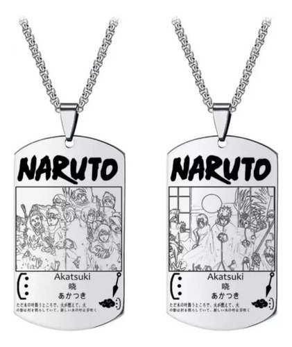 Collar Naruto Itachi Akatsuki Sasuke Kakashi Deidara Nara