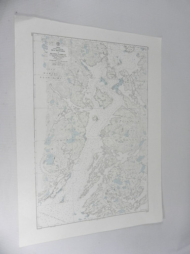 Mapa Canal Smiths Isla Richards I Hidrografico Armada Chile