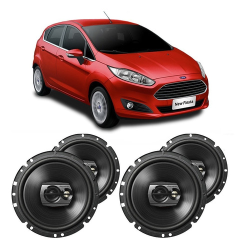 Alto Falante New Fiesta 2011 A 2014 200w Rms Automotivo