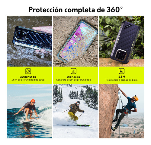 Ulefone Armor 22 Dual SIM 128 GB negro 8 GB RAM