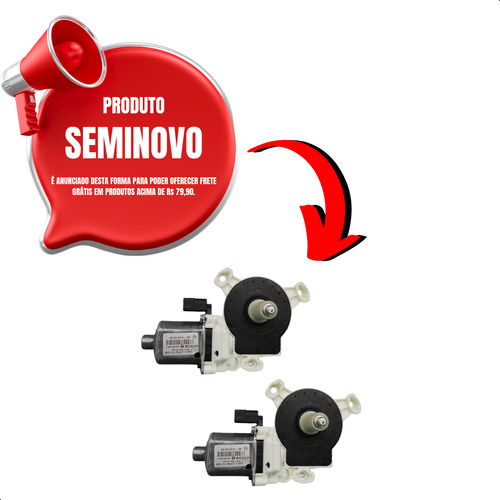 Kit 2 Motores Vidro Bosch Le Vw Gol G5 G6 G7 G8 2008 A 2023