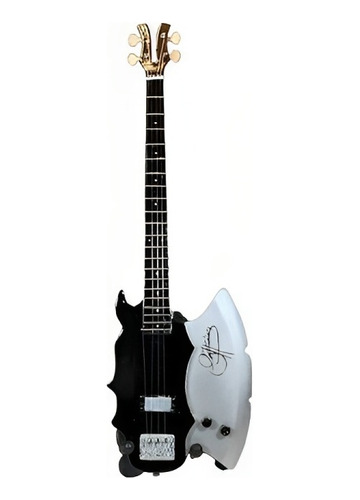 Mini Bajo Electrico Estilo Gene Simmons - Kiss (con Firma)