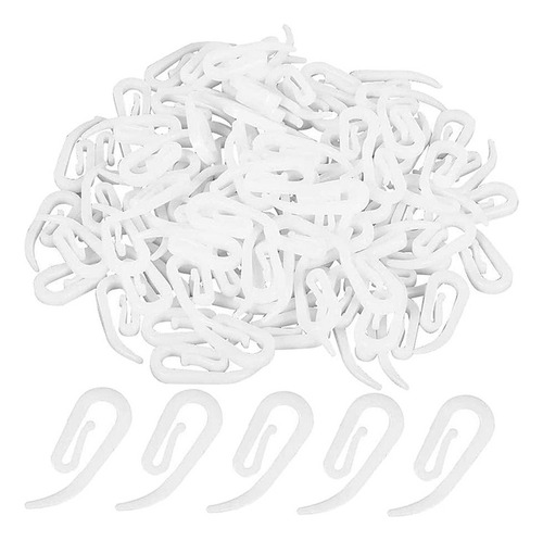50/100 Piezas De Anillos Colgantes De Cortina 100 Piezas
