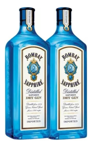 Gin Bombay Sapphire 750ml - 2 Uni