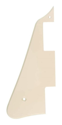 Pickguard Para Guitarra Les Paul Color Crema Zurdo