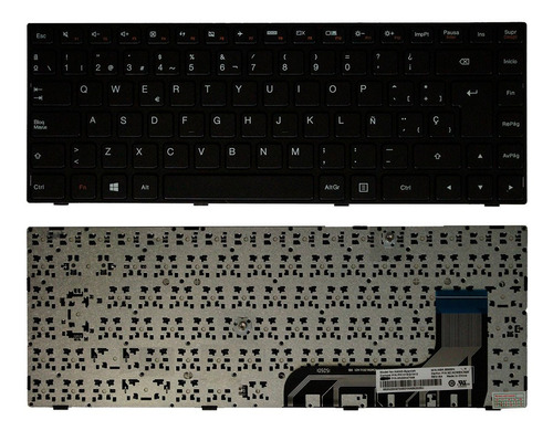 Teclado Lenovo 100-14iby Negro Con Marco Lenovo 100-14