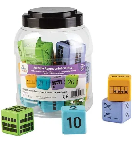 comprar Hand2mind Dados De Representación Múltiple, Dados De Espuma 